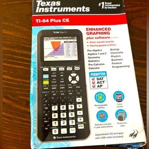 New in package- Texas Instruments TI-84 Plus CE Color Graphing Calculator